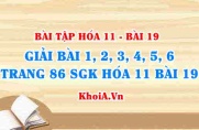 Bài tập Cacbon, Silic: Giải bài tập 1, 2, 3, 4, 5, 6 trang 86 SGK Hóa 11 bài 19